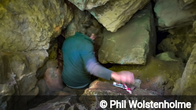 Entrance of High Rift Cave