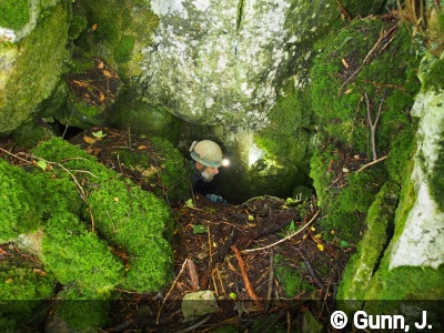 Entrance of Monks Dale Cave