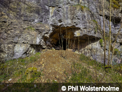 Entrance of Bradwell Parish Cave