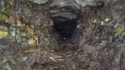 Tideswell Dale Cave / Passage inside entrance