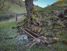 Cave Dale Rising / Spring on opposite side of Cavedale