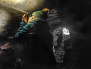 Ecton Copper Mines, Whey Level / Inside the adit looking out